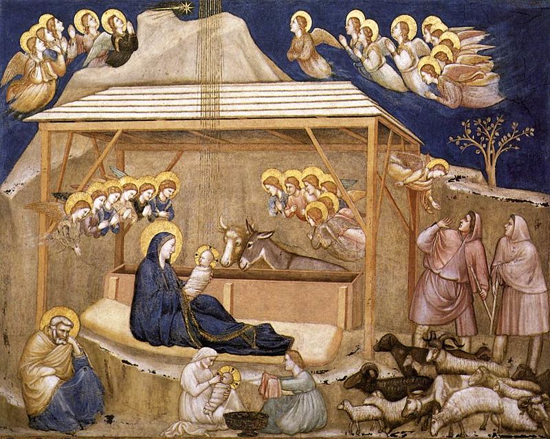 Nativity, Giotto, Christmas, Proclamation, Incarnation, Christmas Proclamation